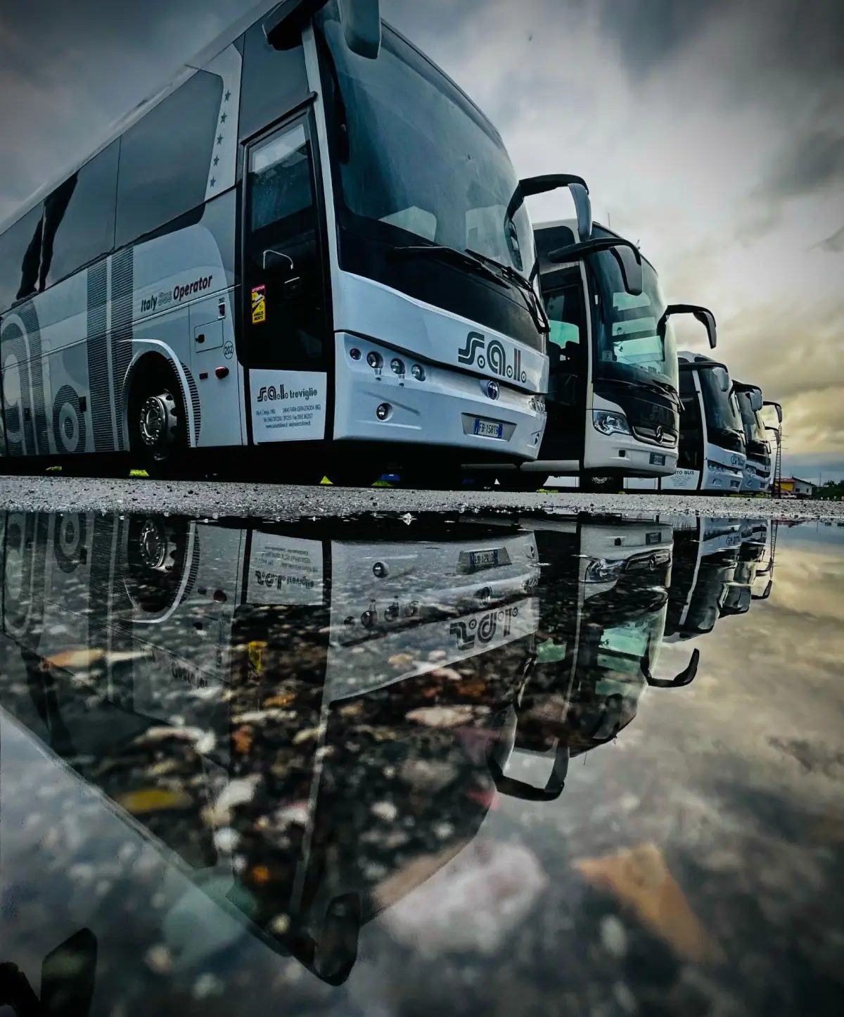 Pullman Gran Turismo SAI Treviglio pronto alla partenza